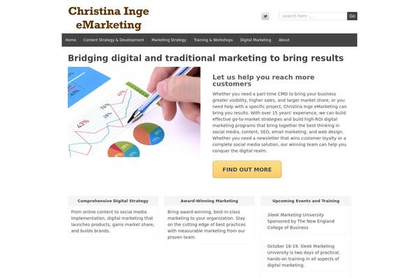 christinainge.com site used Shell Lite
