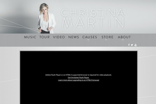 Christina theme site design template sample