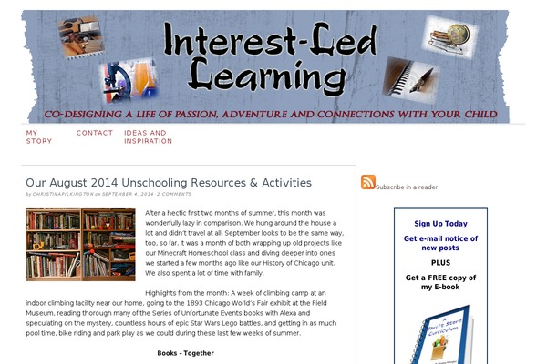 Thesis 1.8 theme site design template sample