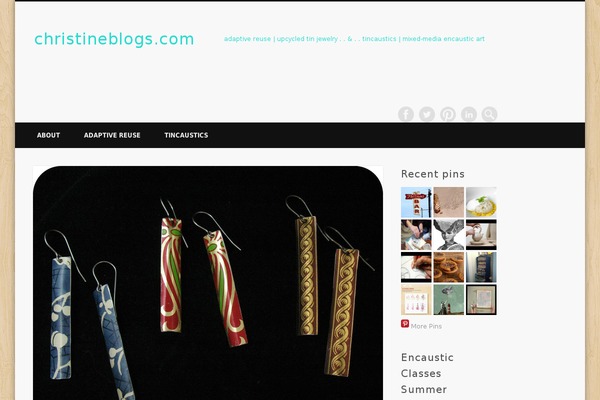 Pinboard theme site design template sample