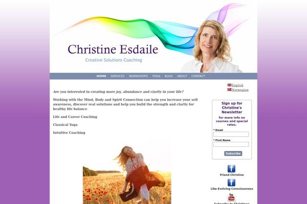 christineesdaile.com site used Christineesdailechildtheme