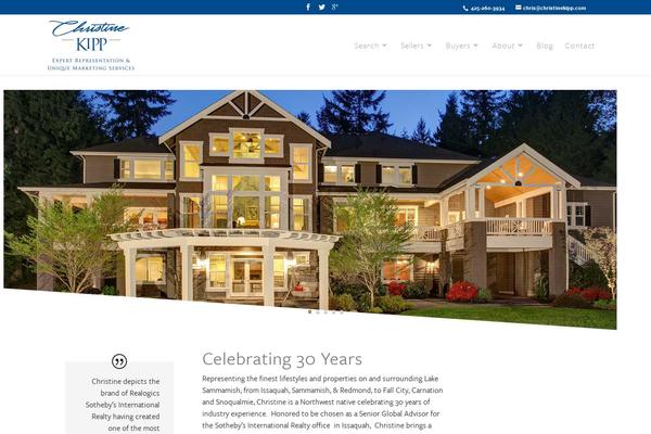 Divi theme site design template sample