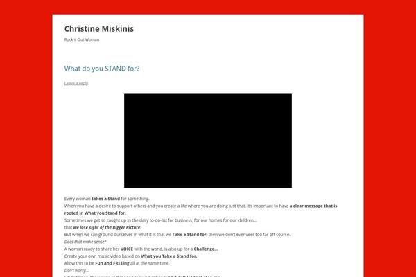 Twenty Twelve theme site design template sample