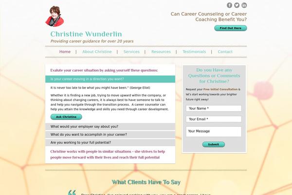 christinewunderlin.com site used Chriswun