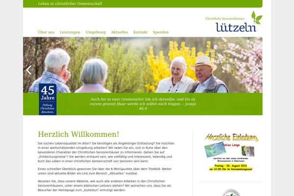 WordPress website example screenshot
