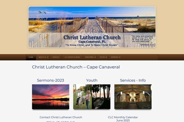 christlutheranchurchcapecanaveral.org site used Builder-summit
