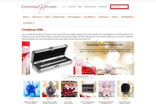 Christmas theme site design template sample