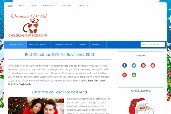 WordPress website example screenshot