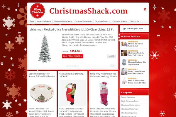christmasshack.com site used Wp Amazillionaire