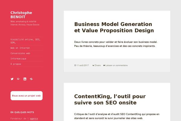 christophebenoit.com site used Cb2015