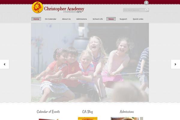 christopher-academy.org site used Pixelpress