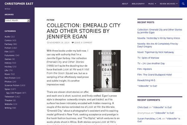 WordPress website example screenshot