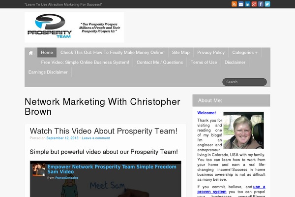 christopherbrownblog.com site used iFeature