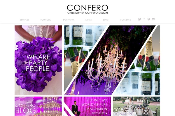 christopherconfero.com site used Confero