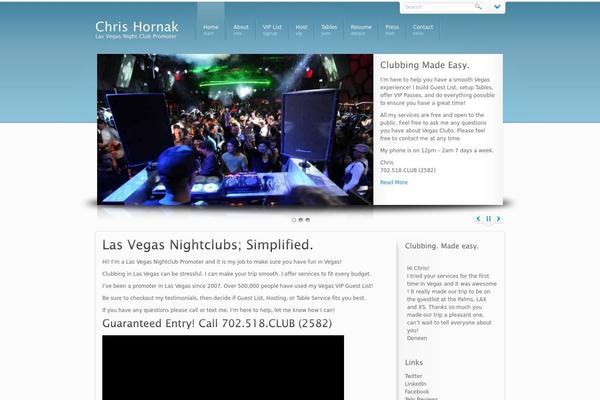 christopherhornak.com site used Dynamix-wordpress