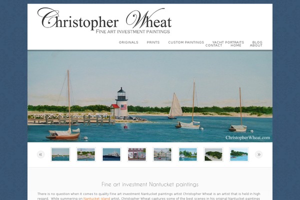 christopherwheat.com site used Dandelion v.2.6.8