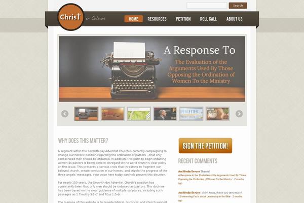 christorculture.com site used Christorculture