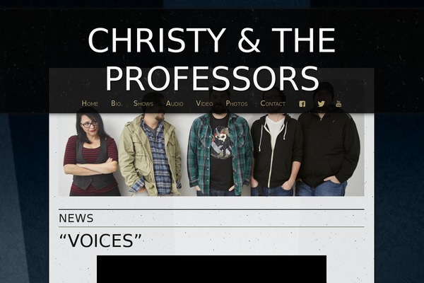 christyandtheprofessors.com site used Semper Fi Lite