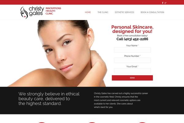 WordPress website example screenshot