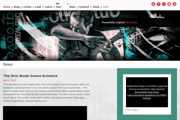 chriswoodsgroove.co.uk site used Chris-woods-2013