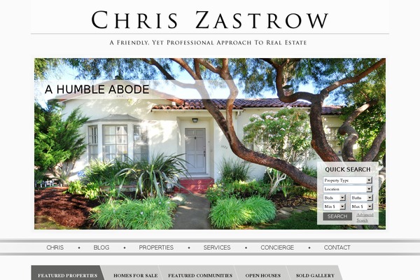 chriszastrow.com site used Chris-zastrow-astra-child