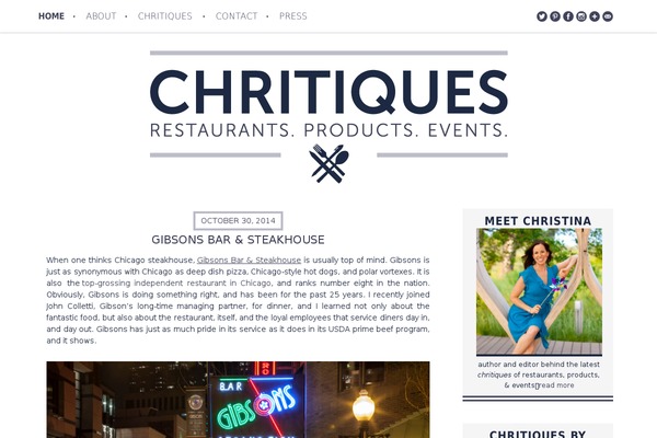 chritiques.com site used Adore-blog