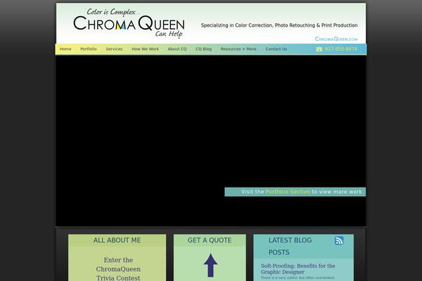 chromaqueen.com site used Chromaqueen