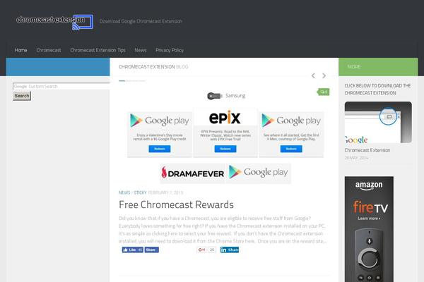 Hueman theme site design template sample