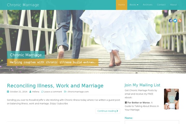 chronicmarriage.com site used Dazzling