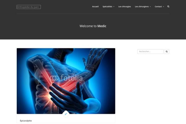 Medic-final theme site design template sample