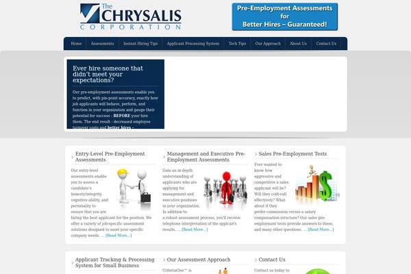 chrysaliscorporation.com site used Chrysalis