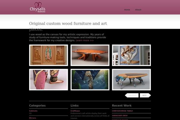 chrysaliswoodworks.com site used Workaholic