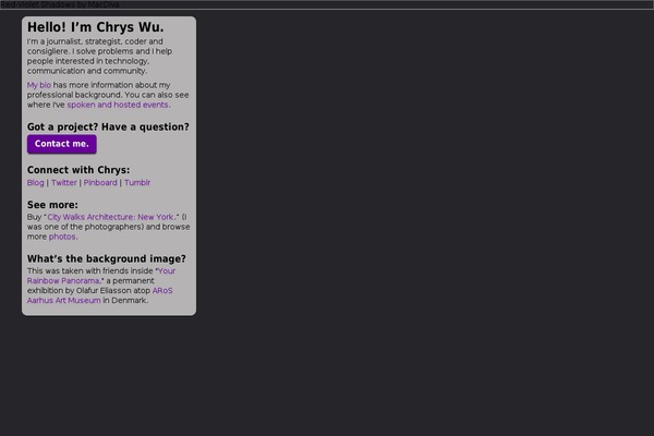 Wu Wei theme site design template sample