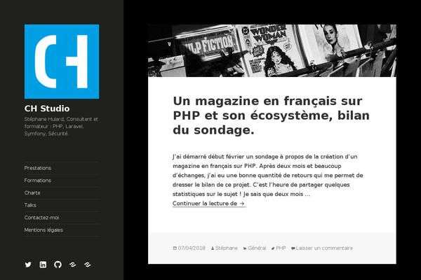 chstudio.fr site used Chstudio.fr