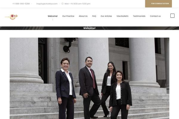 Attorna theme site design template sample