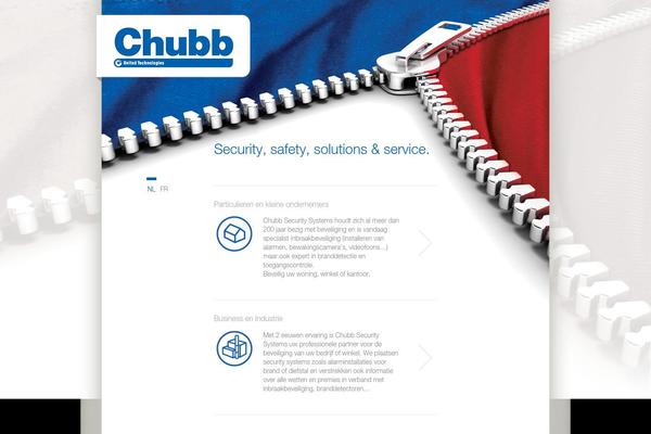 chubb.be site used Chubb