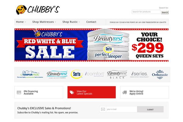 chubbysmattress.com site used Cheope