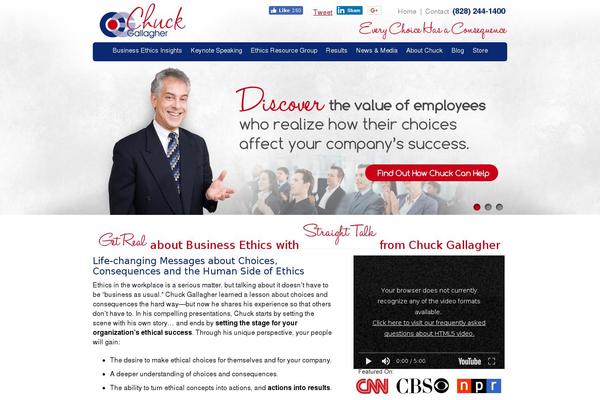 chuckgallagher.com site used Chuck-gallagher