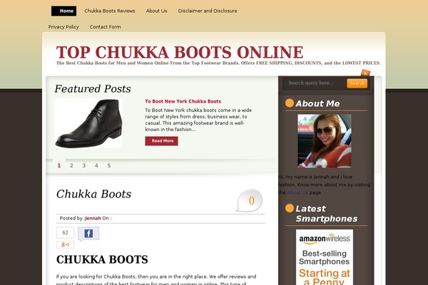 chukkaboots.net site used Sienna
