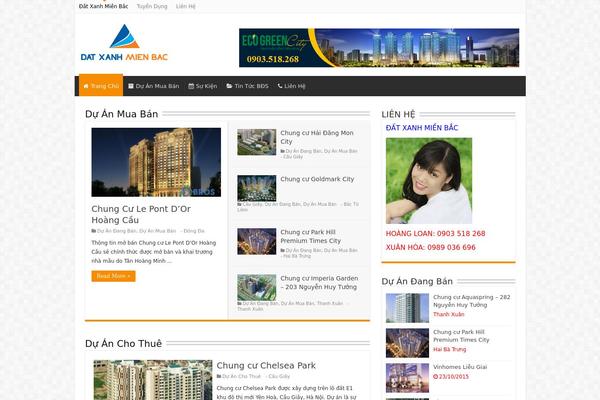 chungcumienbac.com site used Mrdat