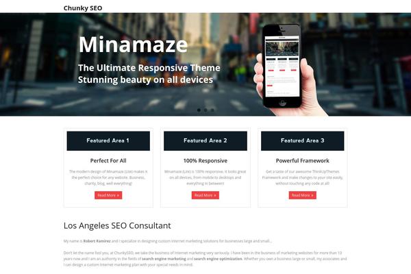 Minamaze theme site design template sample