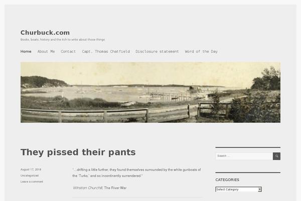WordPress website example screenshot