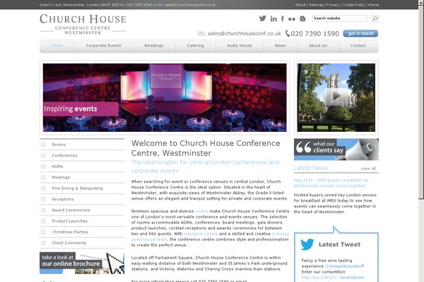 churchhouseconf.co.uk site used Churchhouse