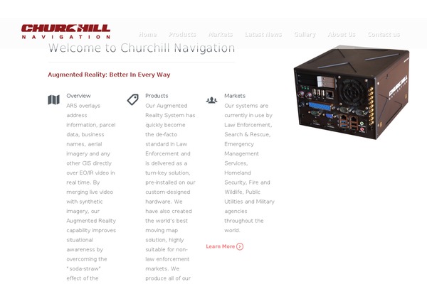 churchillnavigation.com site used Brazil_child_theme
