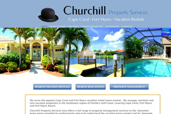 churchillpropertyservices.com site used Real-state-jc