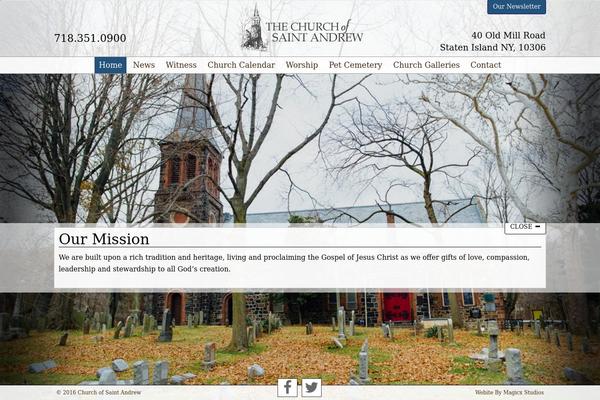 churchofstandrew-si.com site used Standrews