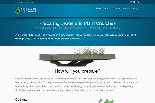 churchplantercultivate.com site used Education-pack