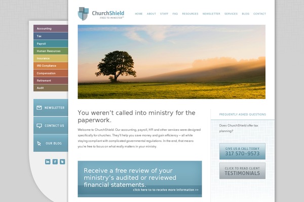 churchshield.com site used Churchshield