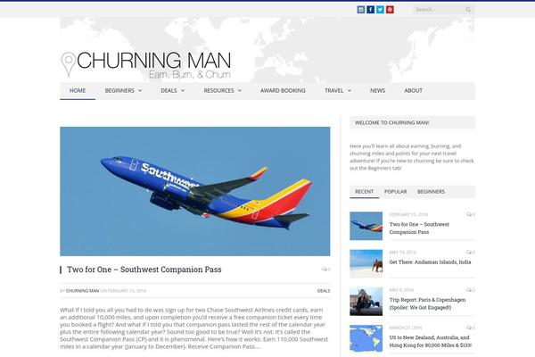 SmartMag theme site design template sample