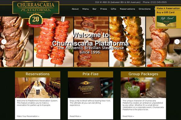 plataforma theme websites examples